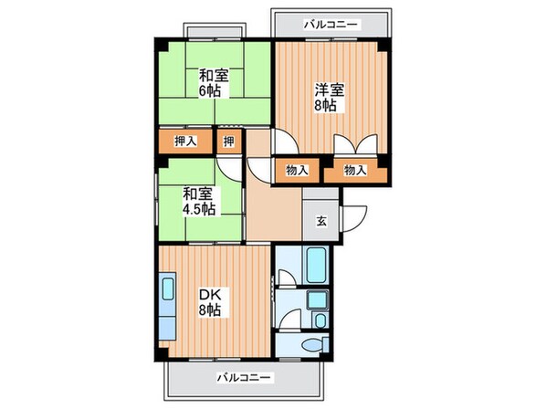 エクセル宮本の物件間取画像